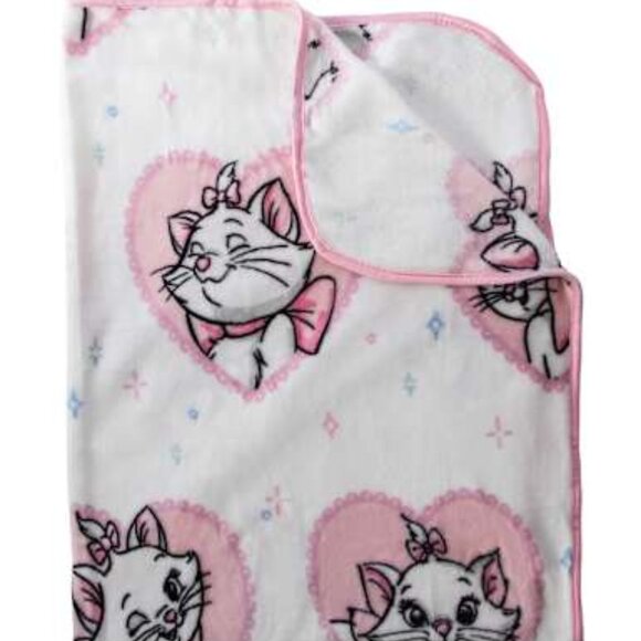 Plush Throw Blanket featuring Marie the Kitten from Disney’s Aristocats 40"x 50" - Picture 1 of 4